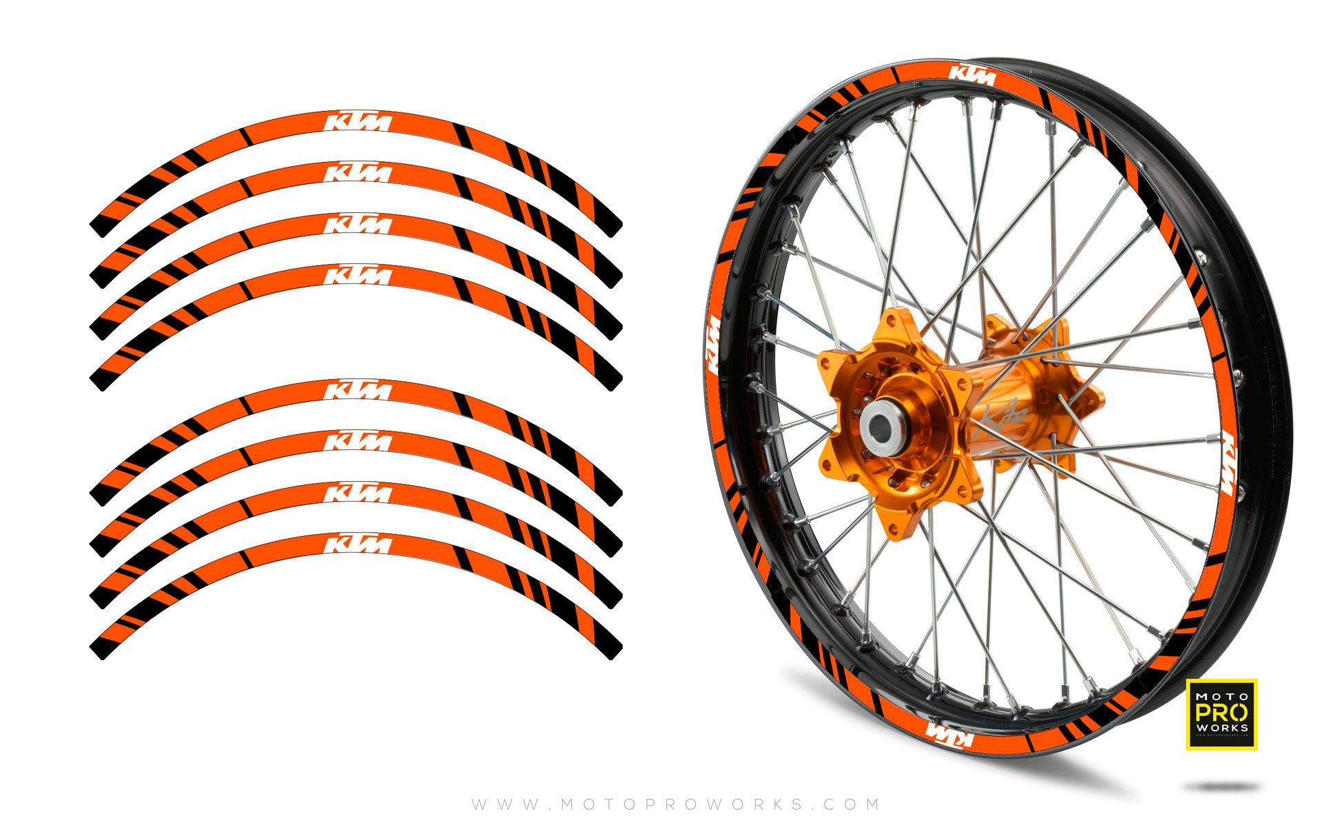 fahrrad aufkleber ktm Felgenstreifen