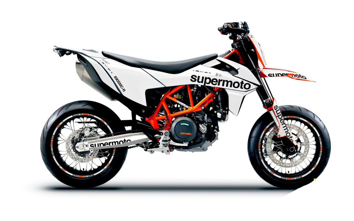 KTM GRAPHICS - 690 SMC-R "Type" (White) - MotoProWorks