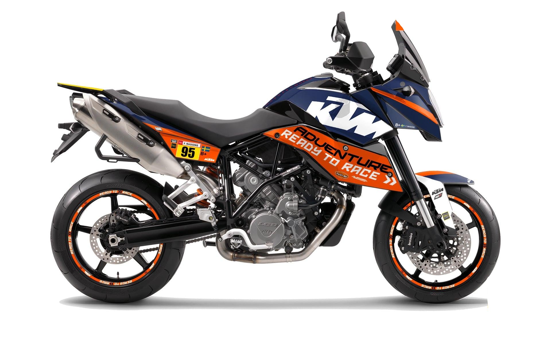 KTM 990 SMT GRAPHICS - "Waypointer" (Dawn) - MotoProWorks