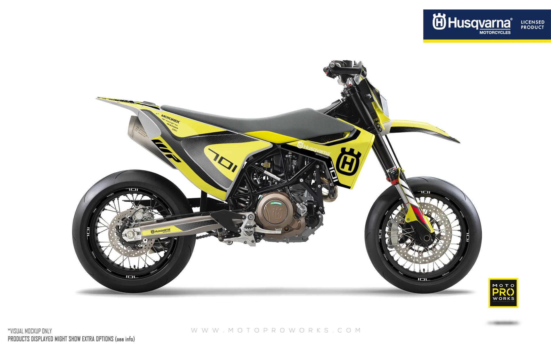 Husqvarna 701 GRAPHICS - "RR-Tech" (Yellow) - MotoProWorks