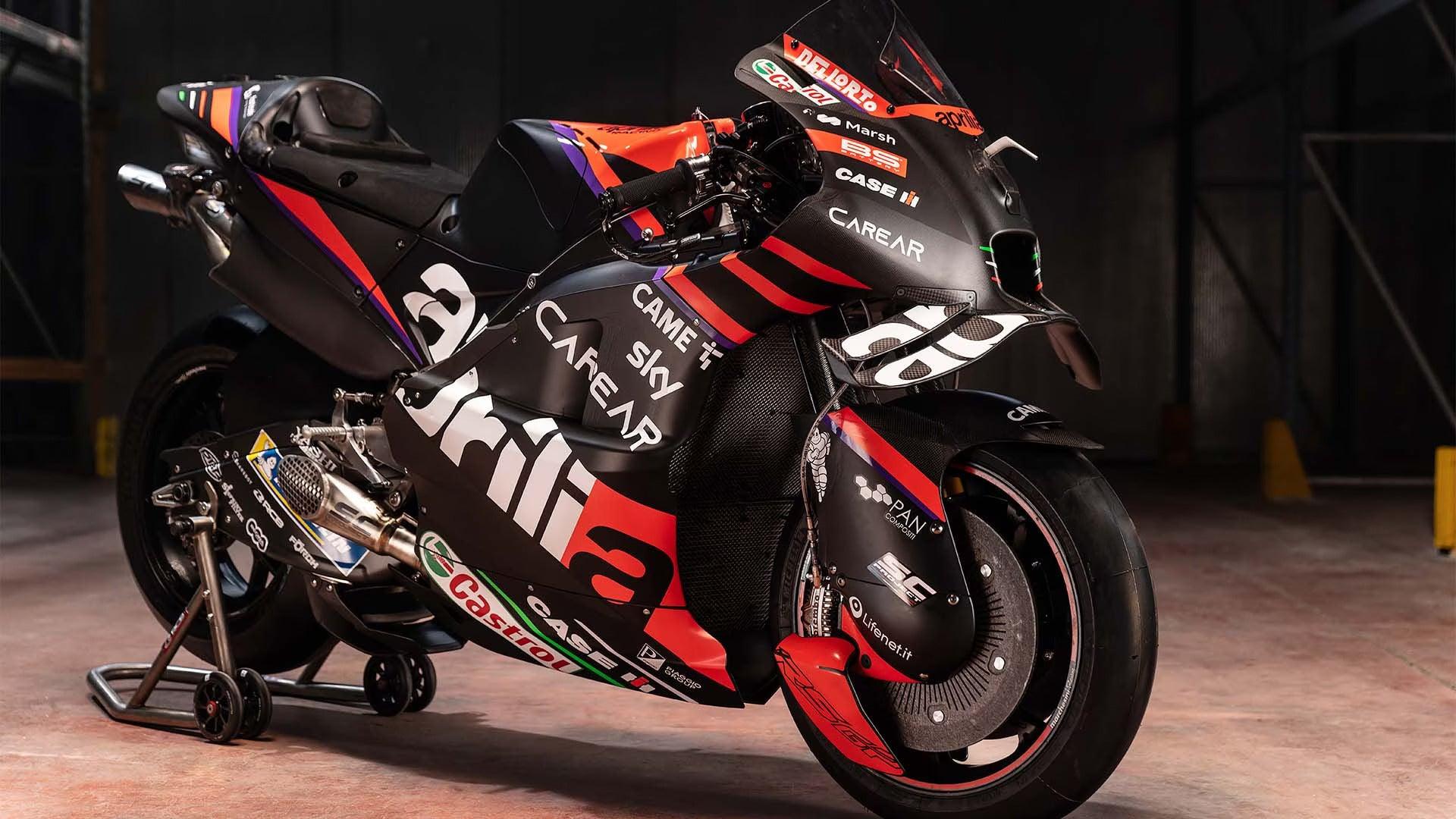 MotoGP Team Aprilia have unveiled their 2023 livery for their RS-GP23 - MotoProWorks