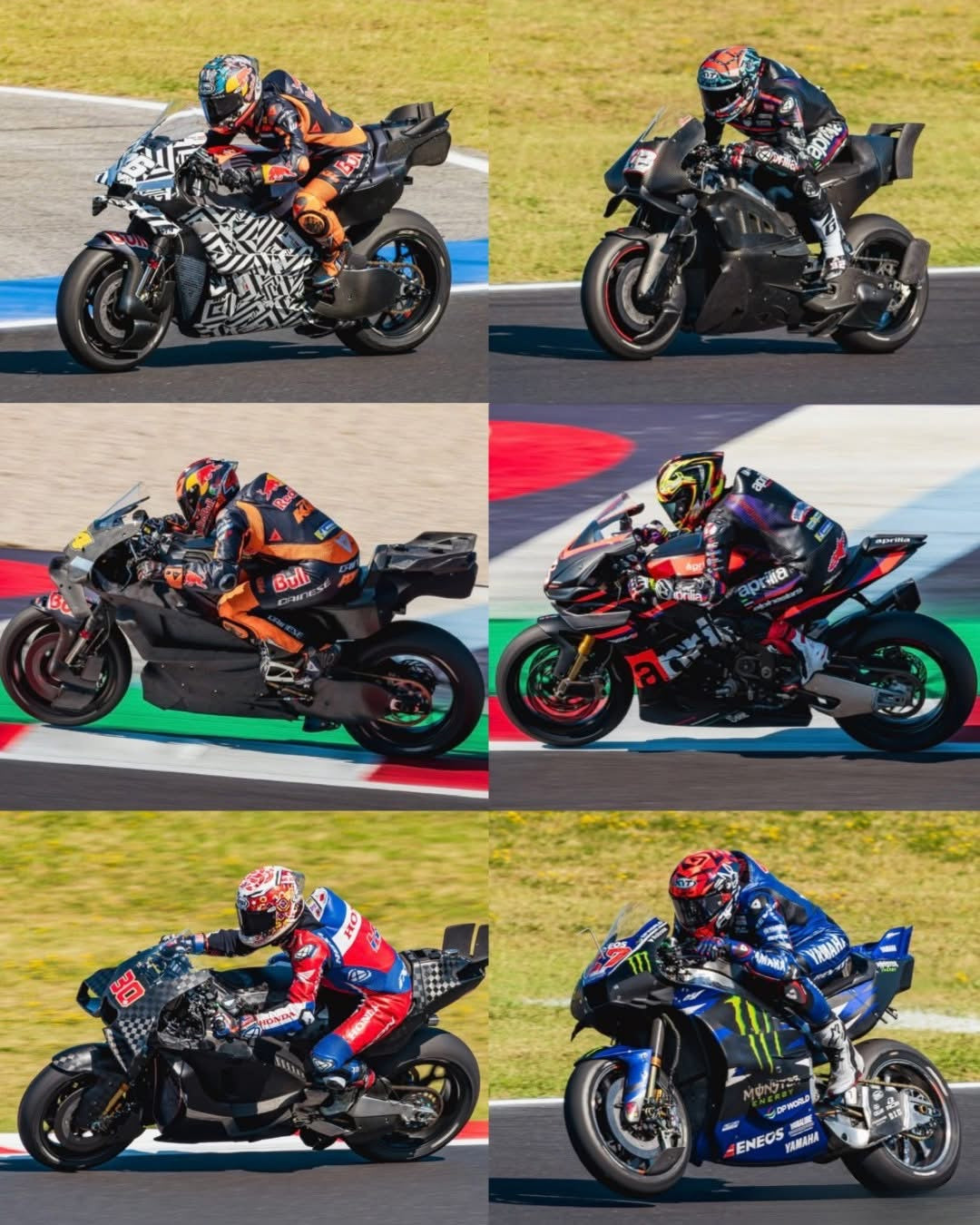 The test of next generation MotoGp bikes.
