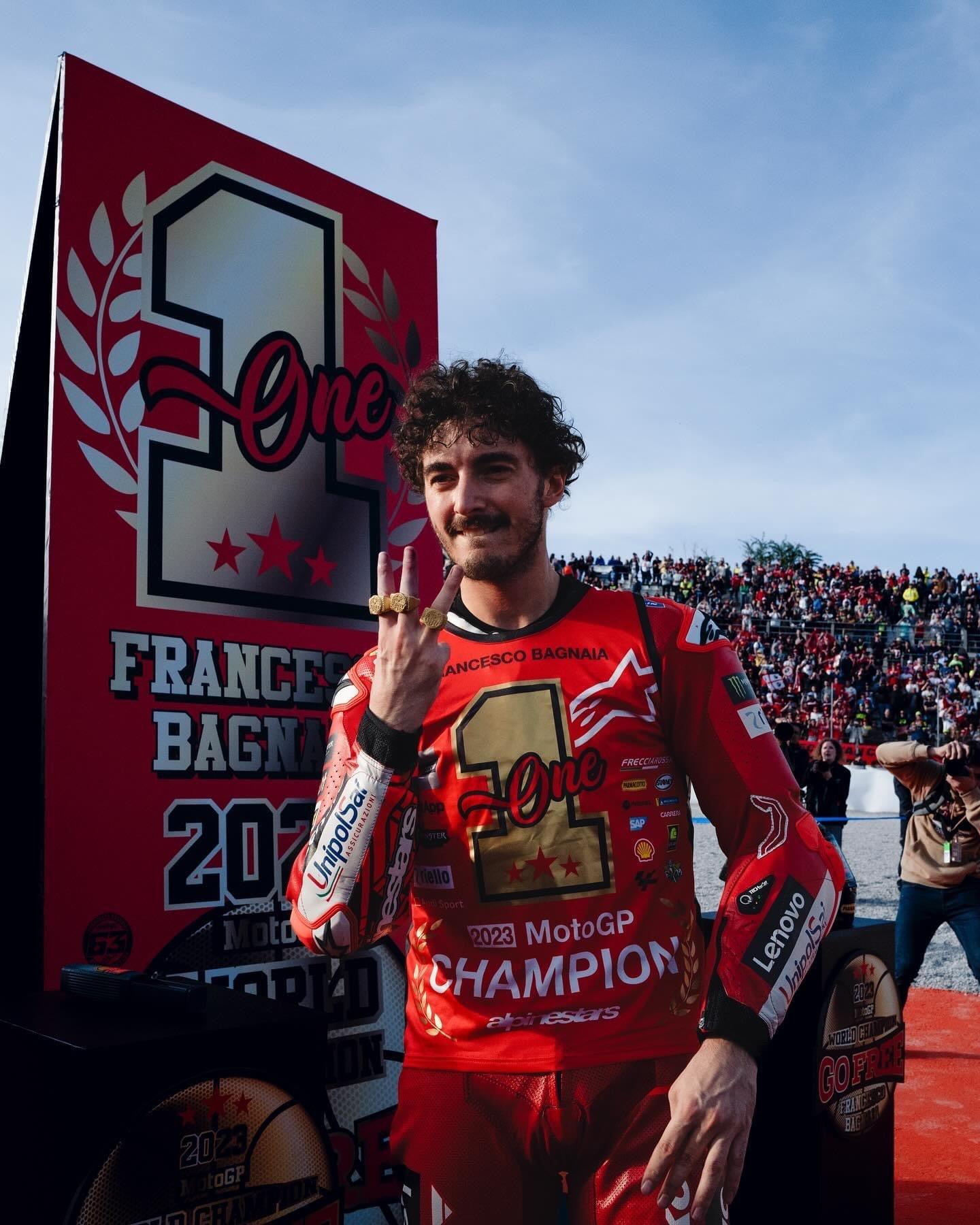 Congratulations Pecco Bagnia, 2023 MOTOGP World Champion. - MotoProWorks