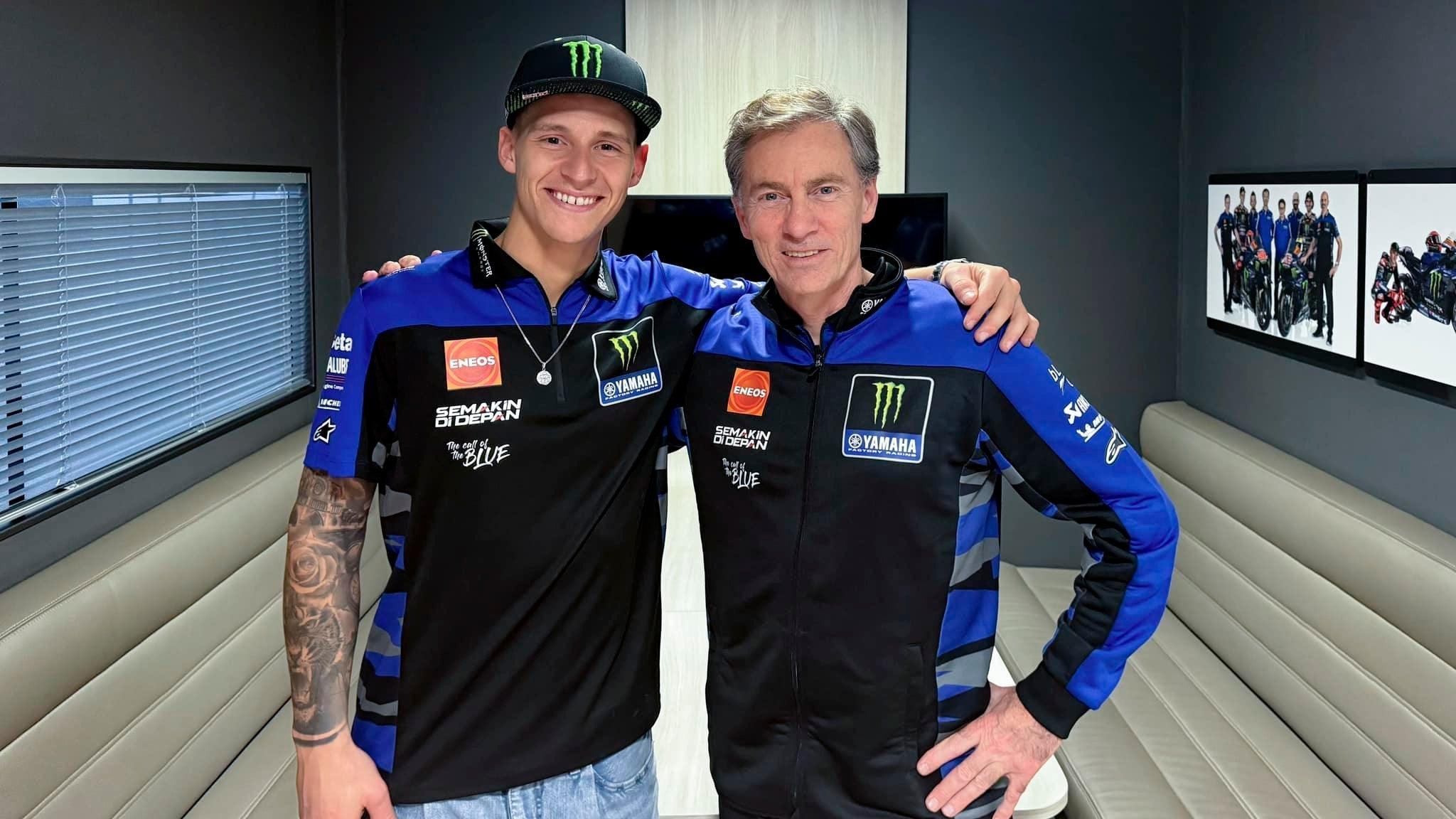 Fabio sign a new deal with Yamaha - MotoProWorks