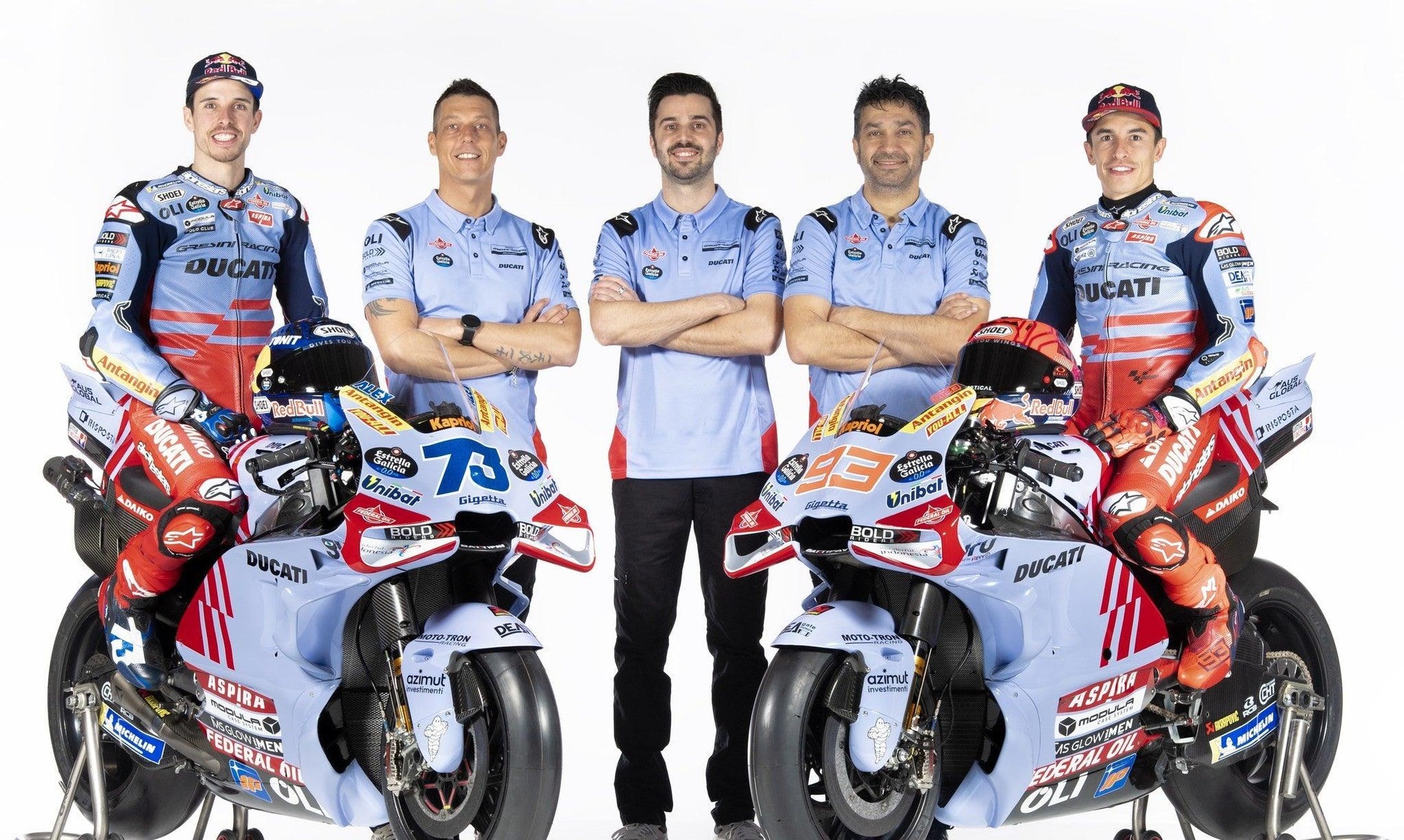 Team Gresini and Marc´s new colours for 2024