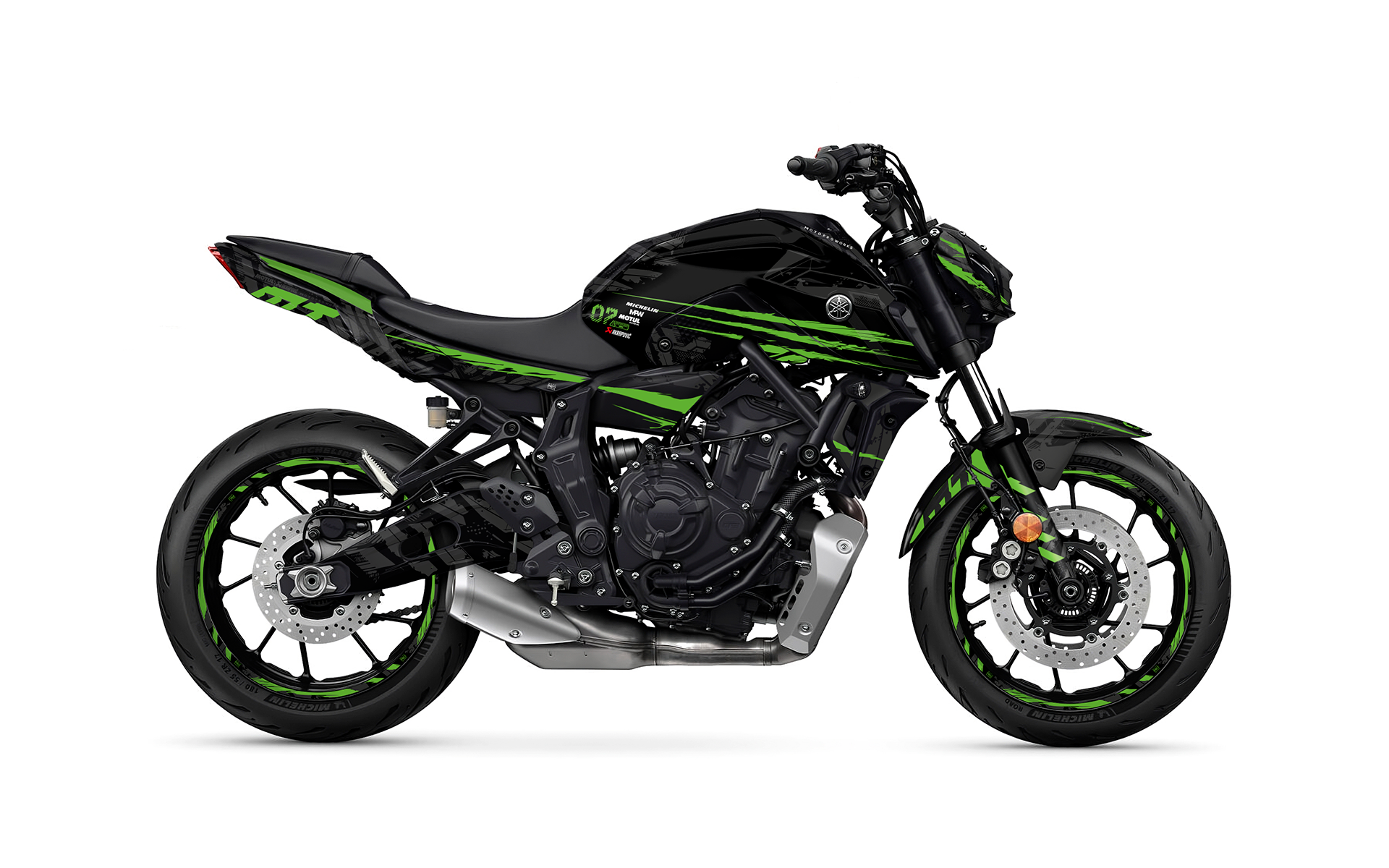 Discovering the Yamaha MT-07 and Transforming It with Graphics