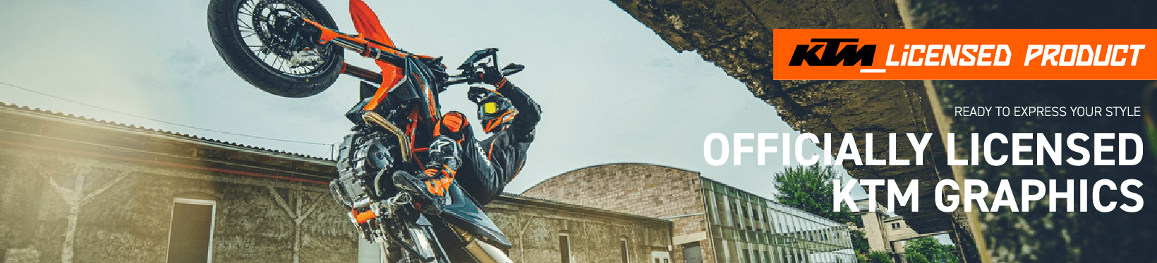Officially licensed KTM graphics