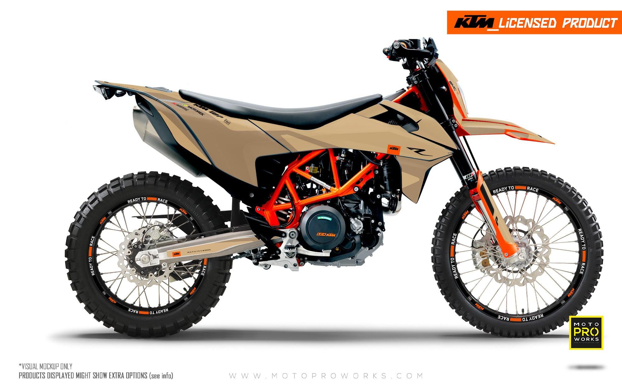 KTM GRAPHICS - 690 SMC-R "Carera" (Sand) - MotoProWorks