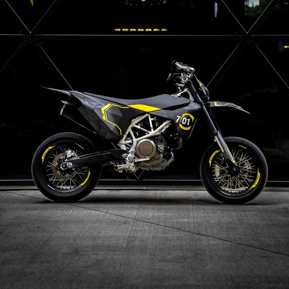 Husqvarna 701 Supermoto Graphics Scanner Black