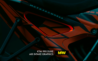 Air Intake Graphics - KTM 990 Duke