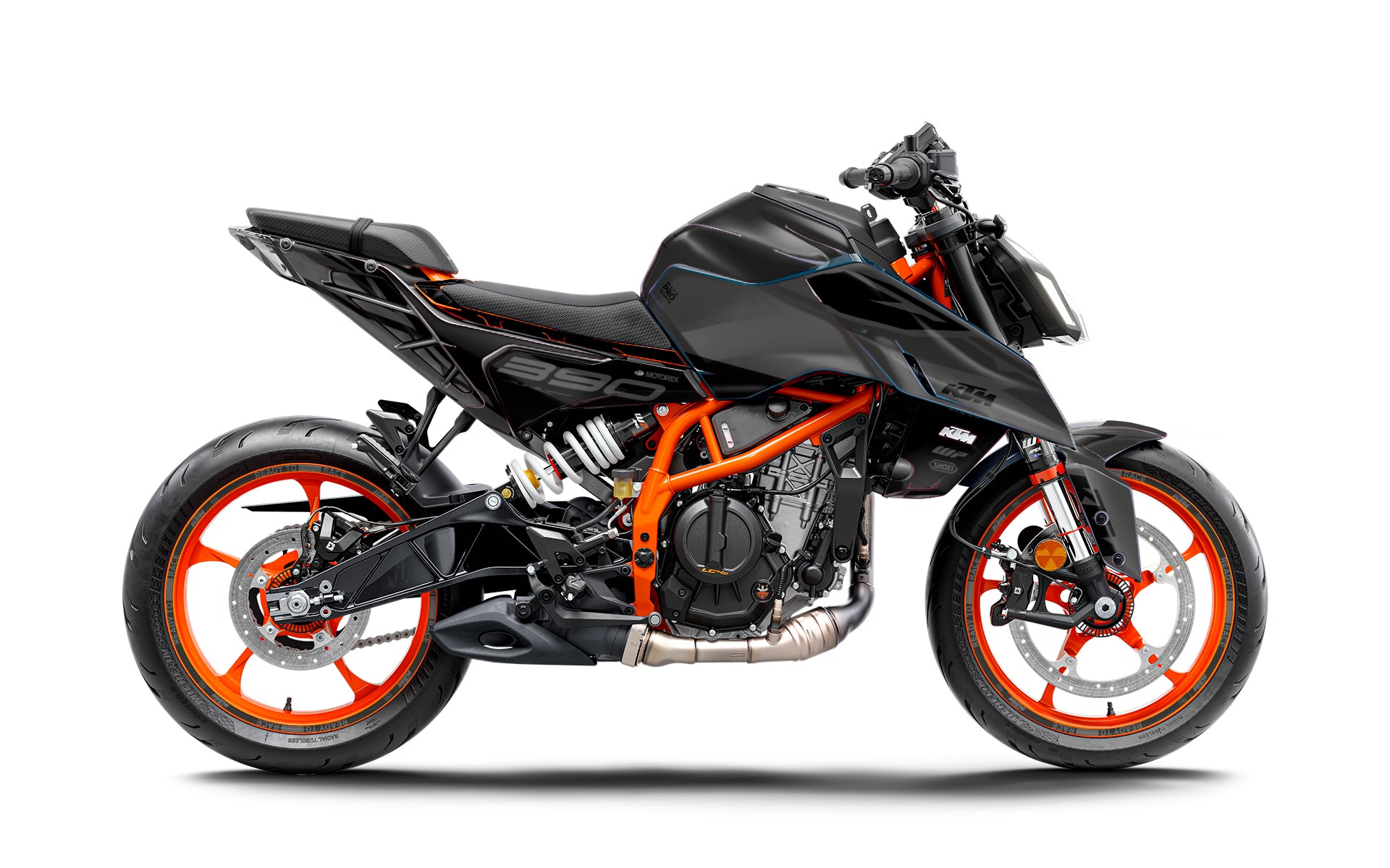KTM 125 Duke GRAPHICS - "Fuse" (Grey)