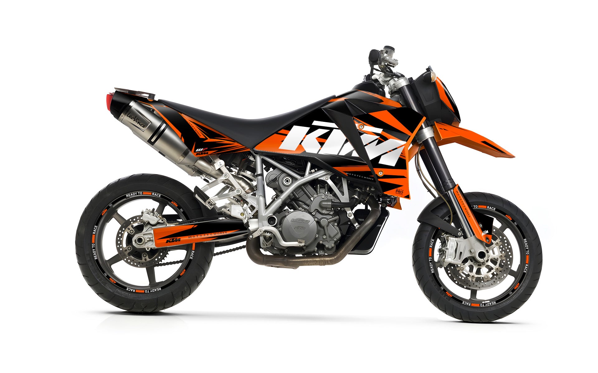 KTM 950 SM GRAPHICS - "Edge" (Orange)