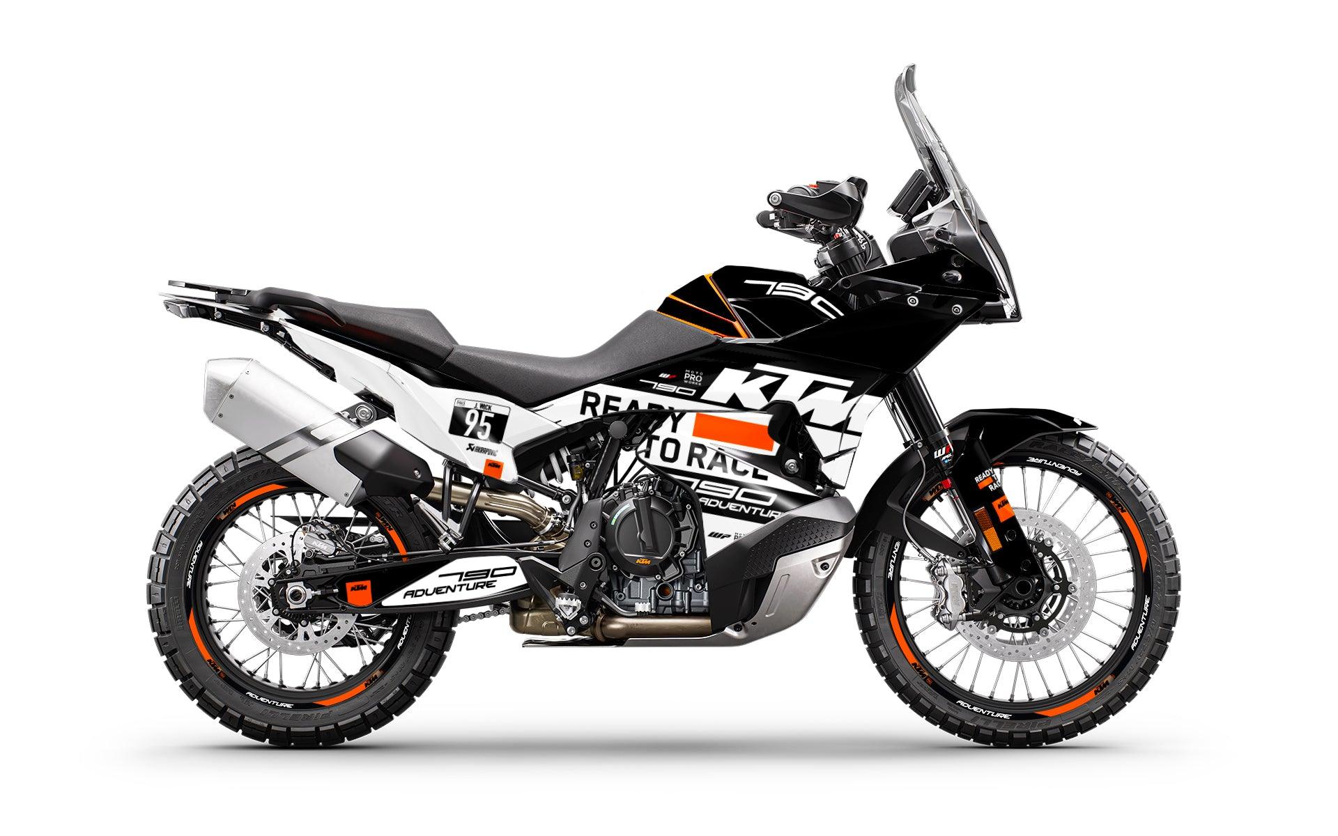 KTM 790/890 Adventure R/S GRAPHICS - "Explorer" (White) - MotoProWorks