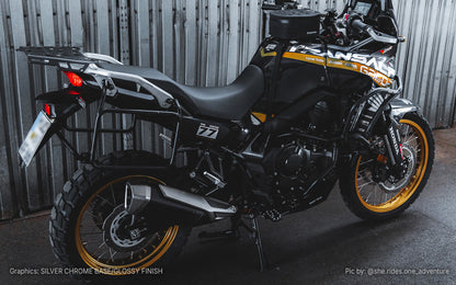 Honda Transalp 750 Dekor – „Outback“ (Chrome Edition)
