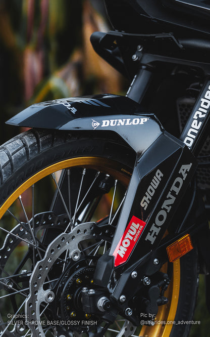 Honda Transalp 750 Dekor – „Outback“ (Chrome Edition)