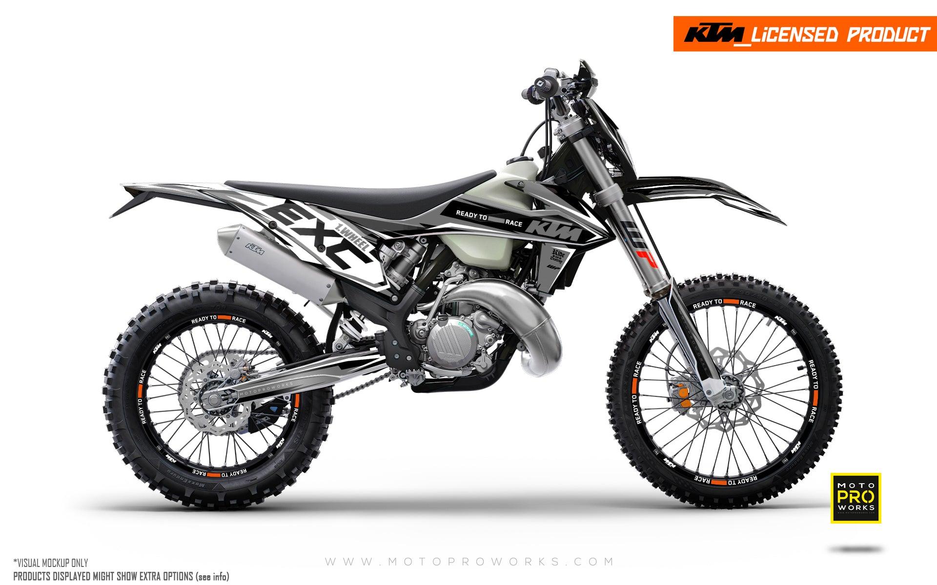 KTM GRAPHICS - EXC/SX "Jet" (Grey) - MotoProWorks