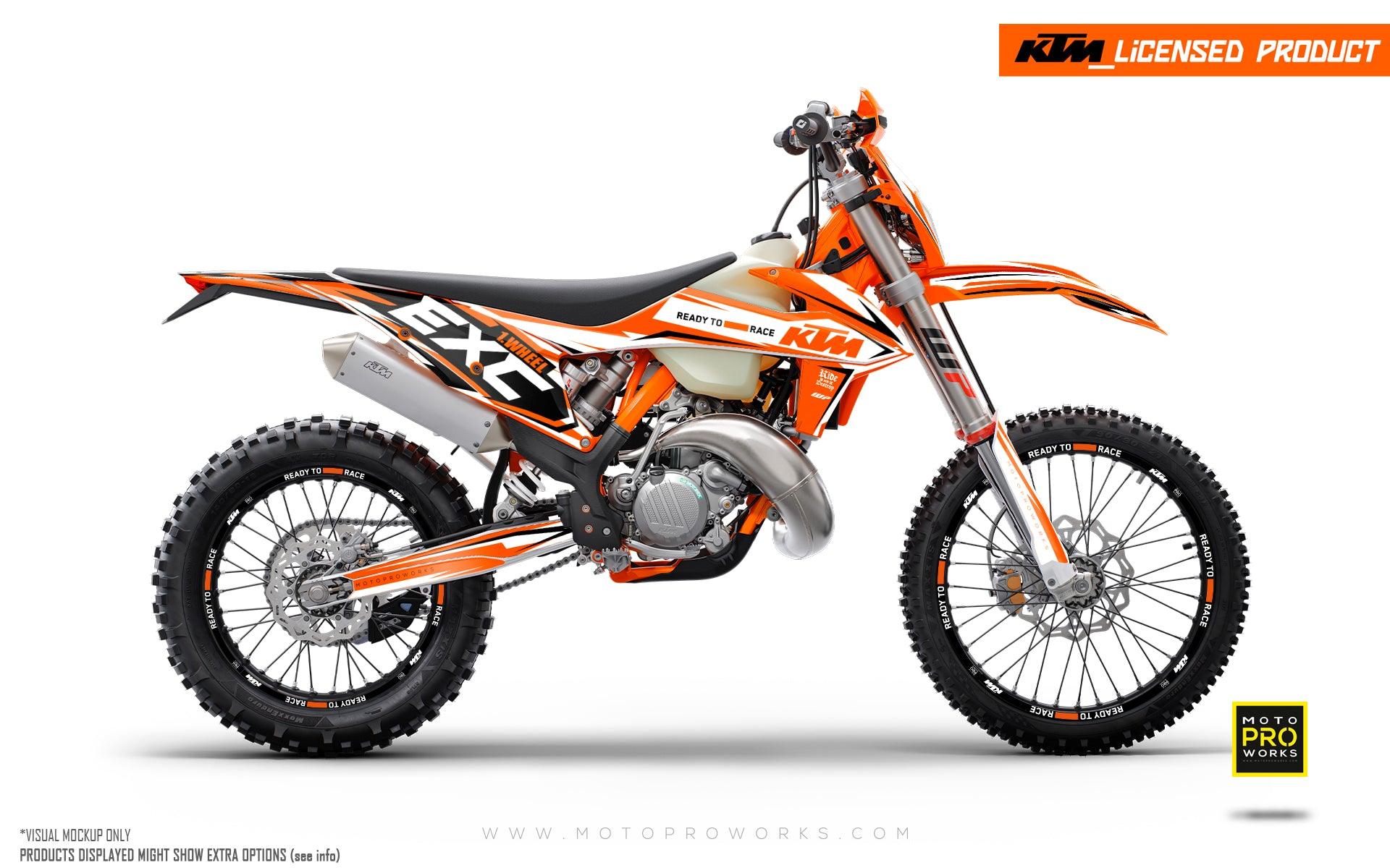 KTM GRAPHICS - EXC/SX "Jet" (Orange) - MotoProWorks