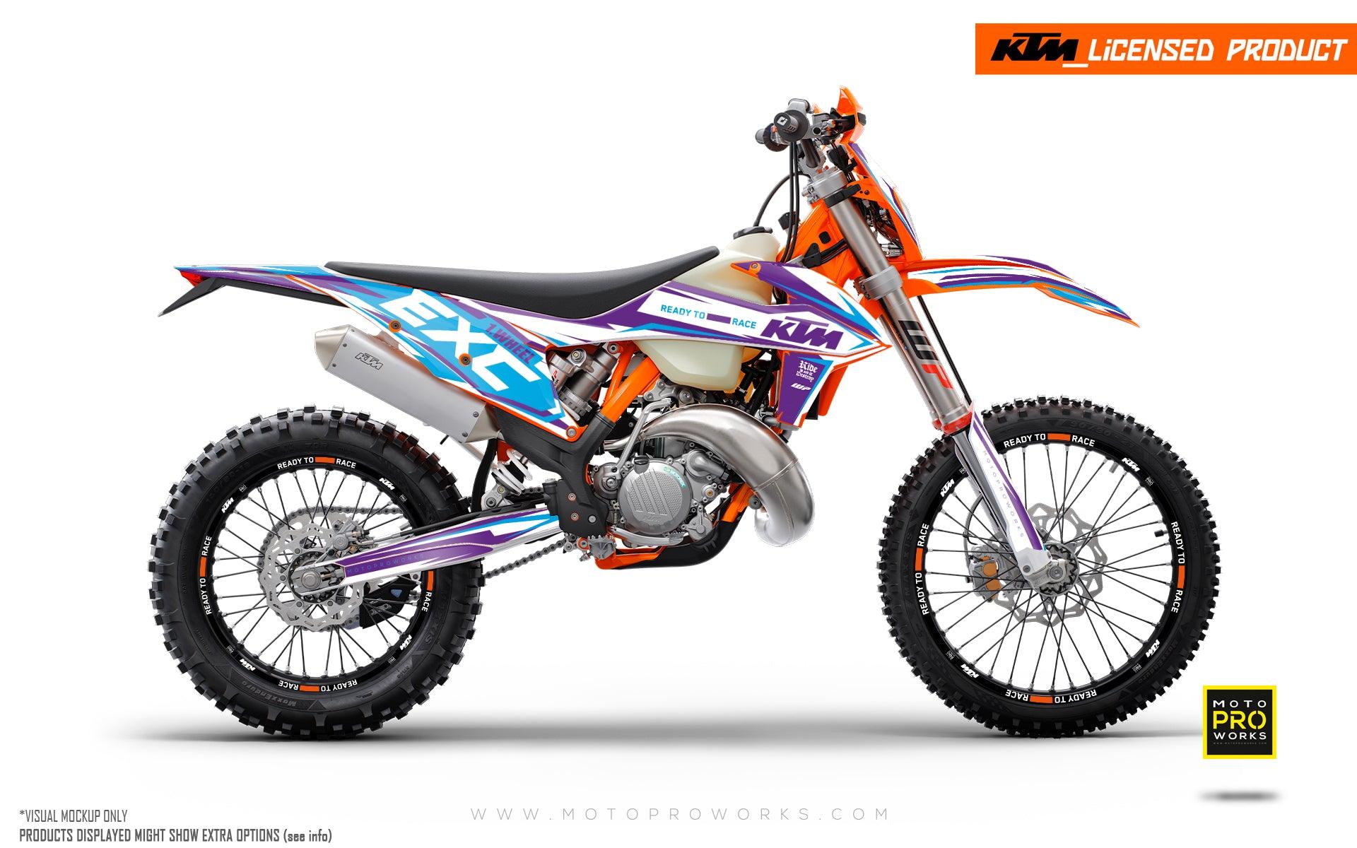 KTM GRAPHICS - EXC/SX "Jet" (Purple) - MotoProWorks