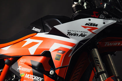 KTM 790/890 Adventure R/S GRAPHICS - "Nomadic" (White/Blue/Orange) - MotoProWorks