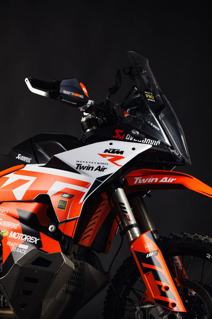 KTM 790/890 Adventure R/S GRAPHICS - "Nomadic" (White/Blue/Orange) - MotoProWorks