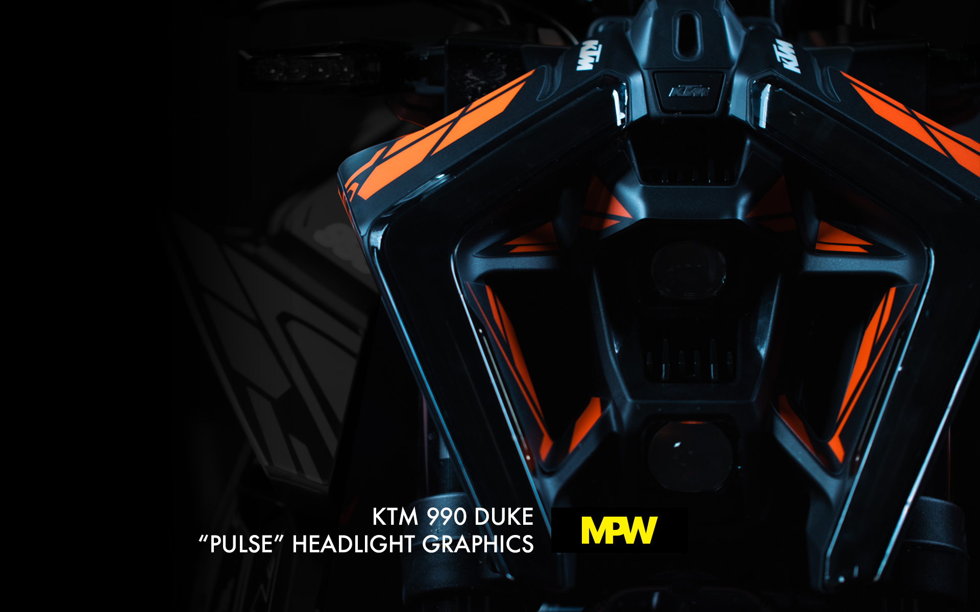 Headlight "Pulse" Graphics - KTM 990 Duke