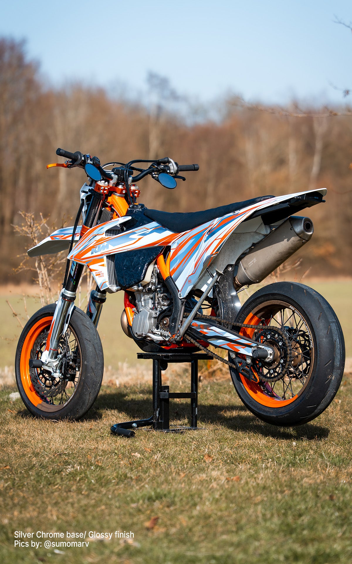 KTM SX / SX-F DEKOR - „Ripple“ (Marv Chrome)