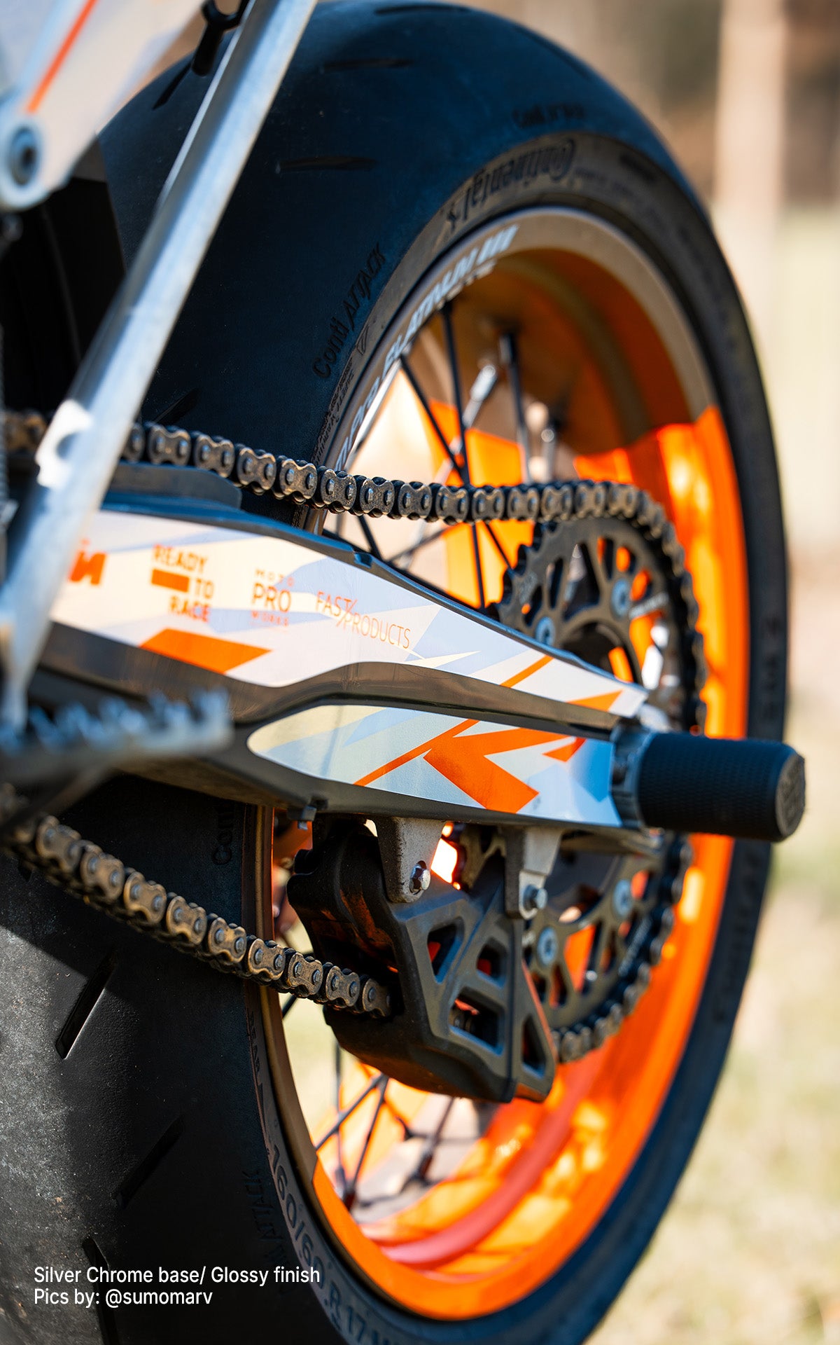 KTM SX / SX-F DEKOR - „Ripple“ (Marv Chrome)