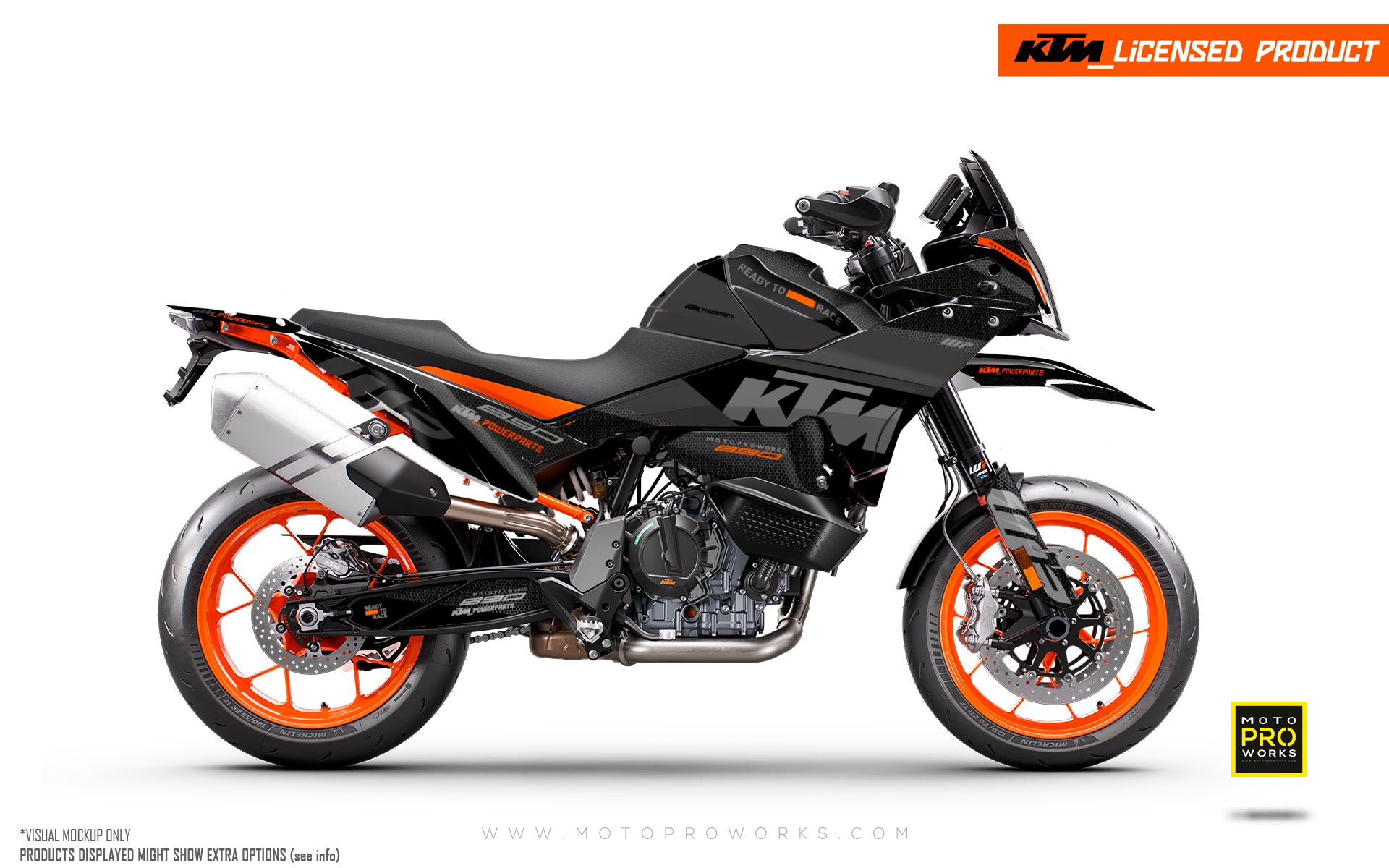 KTM 890 SMT 2023-2025 KIT GRAFICO - "RR Tech" (Edizione PowerParts)
