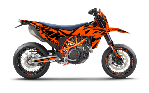 KTM 690 SMC-R 2026 Graphics - Kickdrift Black/Orange | MotoProWorks