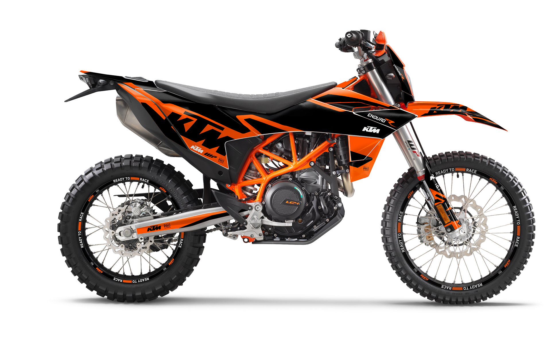 KTM 690 Enduro R 2026 GRAPHICS - "Mounty" (Black/Orange)