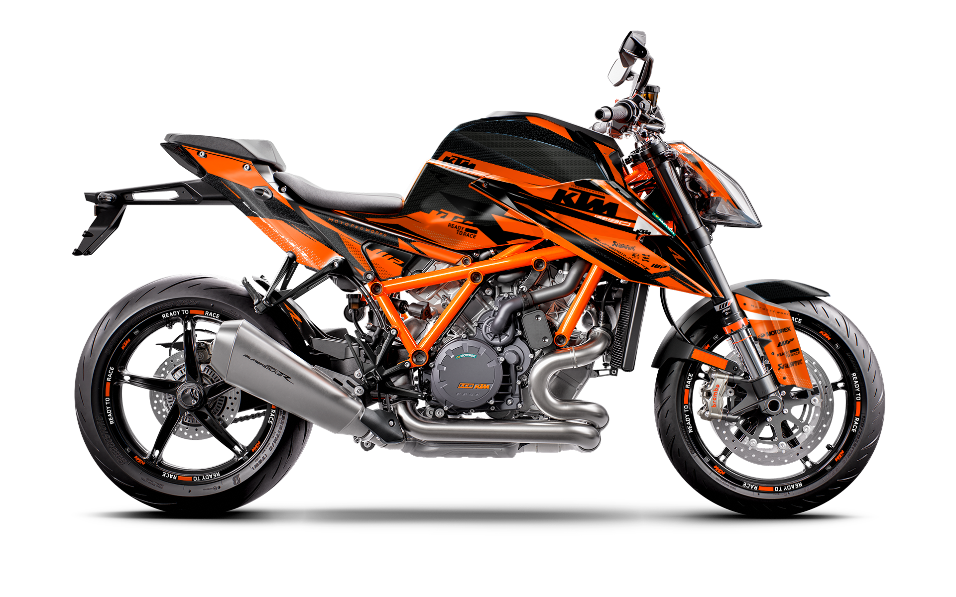 KTM 1290 Super Duke R GRAPHICS - "Nebula" (Orange)