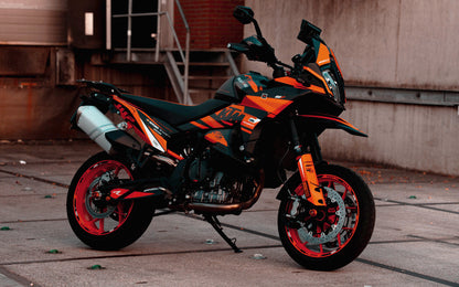 Graphics Kit for KTM 890 SMT - "Nebula" (Orange)