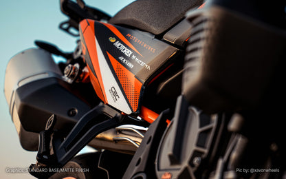Graphics Kit for KTM 890 SMT - "Nebula" (Orange)