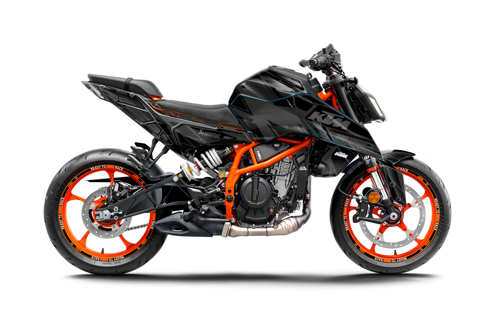 KTM 390 Duke DEKOR - "Pulse" (Svart)