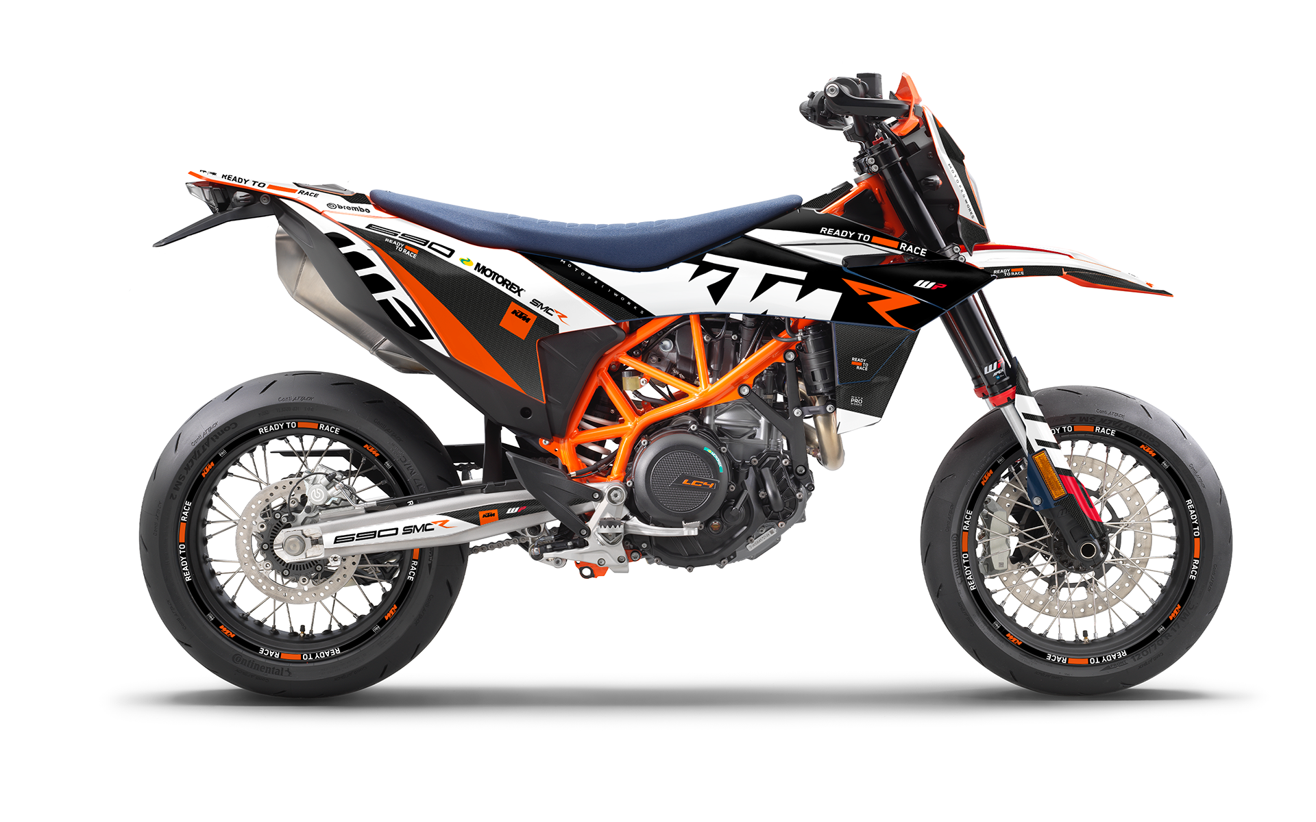 KTM 690 SMC-R 2026 GRAFIKK - "RR-Tech 2.0.2.2" (Hvit)