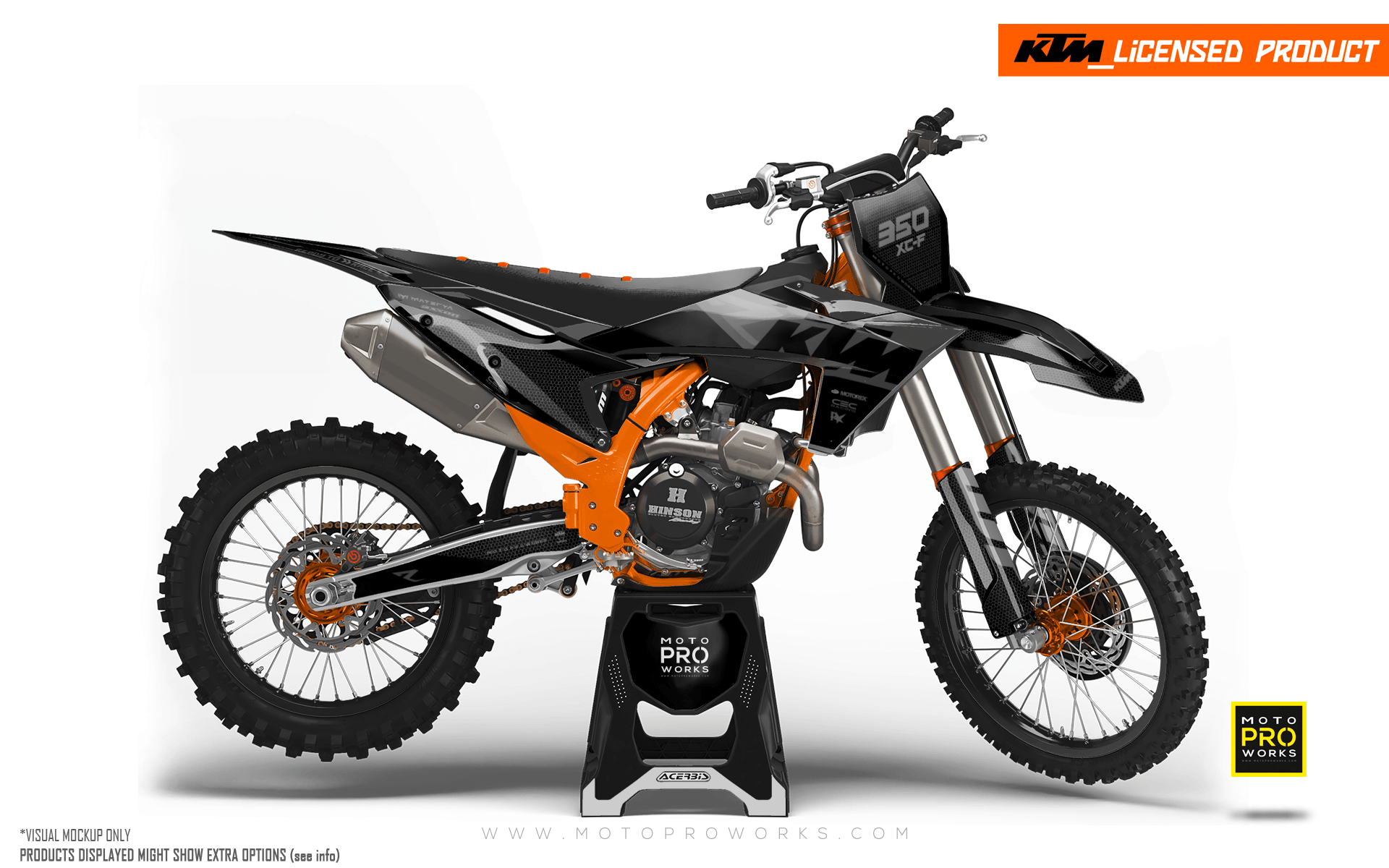 KTM GRAPHICS - EXC/SX / 450 SMR 2023-2024 "RR Tech" (Black) - MotoProWorks