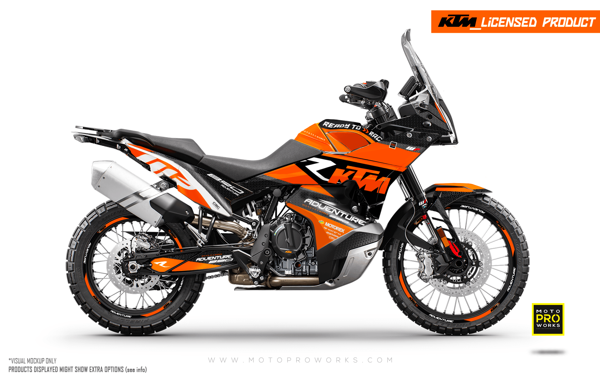 KTM 790/890 Adventure R/S 2023-2024 GRAPHICS - "RR Tech" (Orange) - MotoProWorks