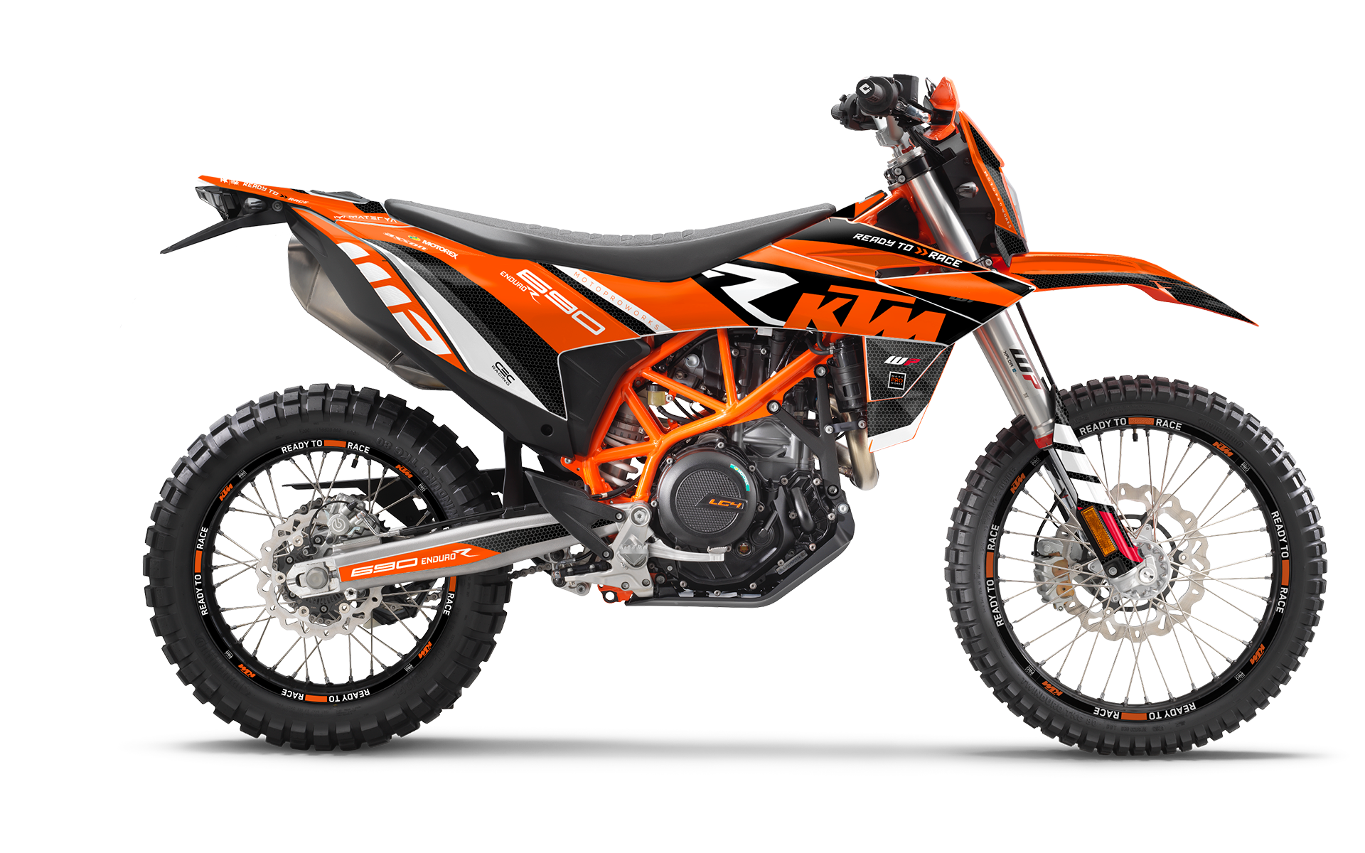 KTM 690 Enduro R 2026 GRAPHICS - "RR-Tech" (Orange)