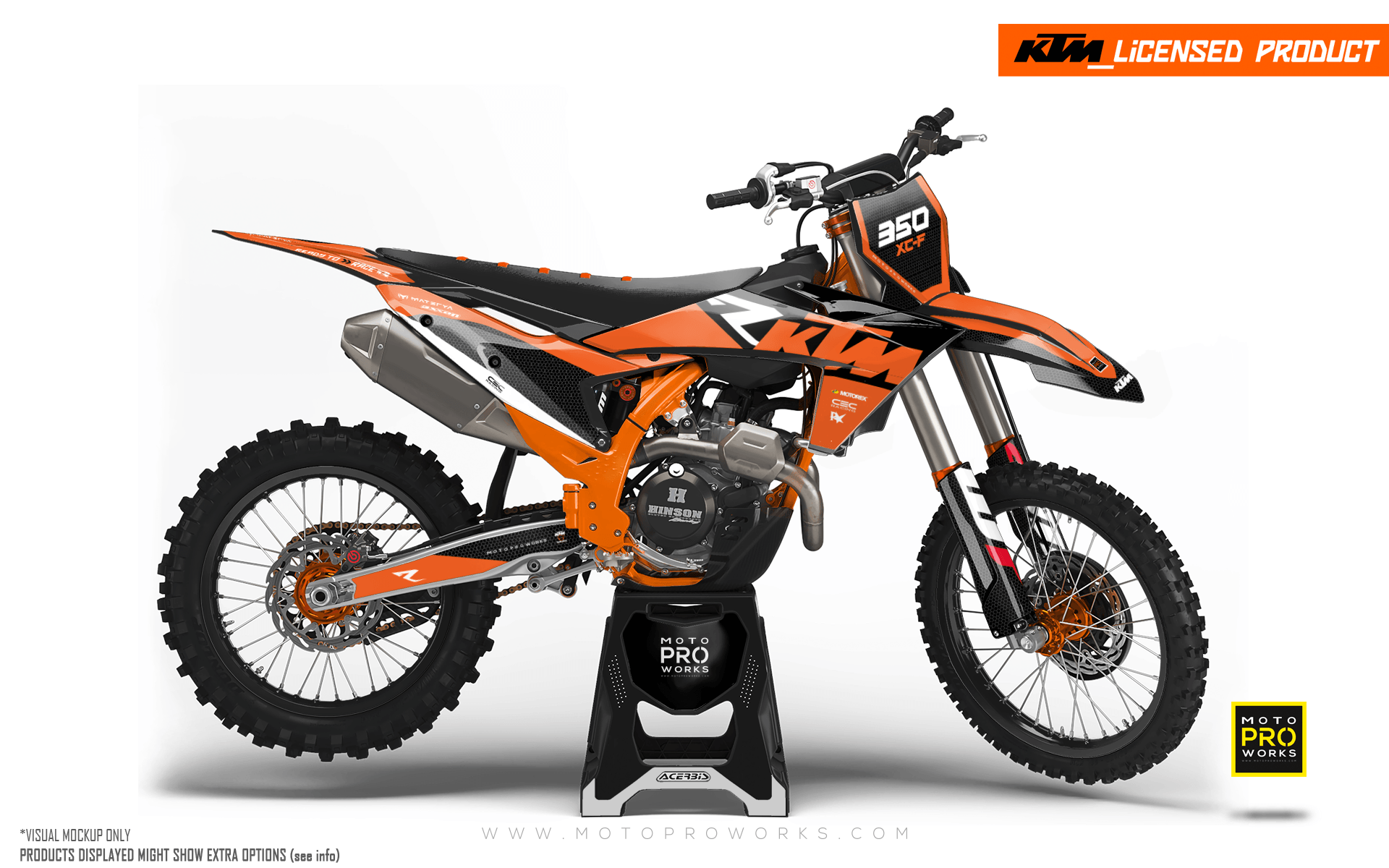 KTM GRAPHICS - EXC/SX / 450 SMR 2023-2024 "RR Tech" (Orange) - MotoProWorks