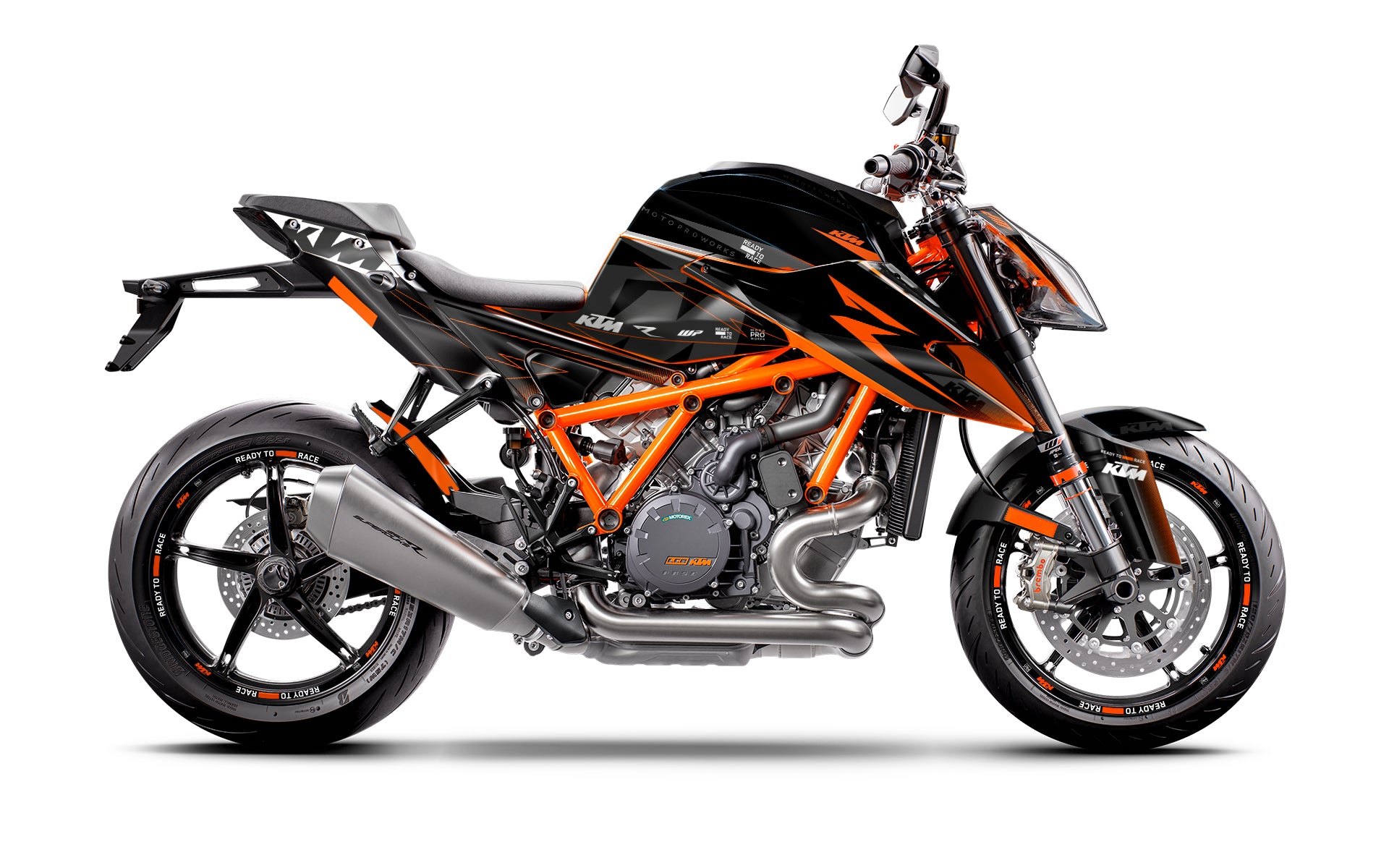 KTM 1290 Super Duke R Graphics - "Revel" (Black)