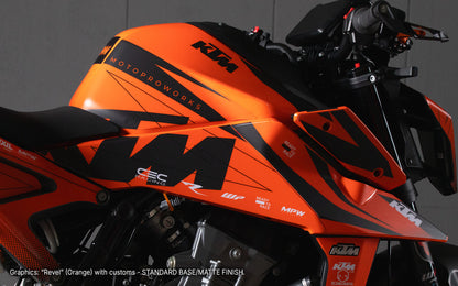 KTM 990 Duke GRAPHICS - "Revel" (Orange)