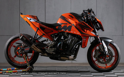 KTM 990 Duke GRAPHICS - "Revel" (Orange)