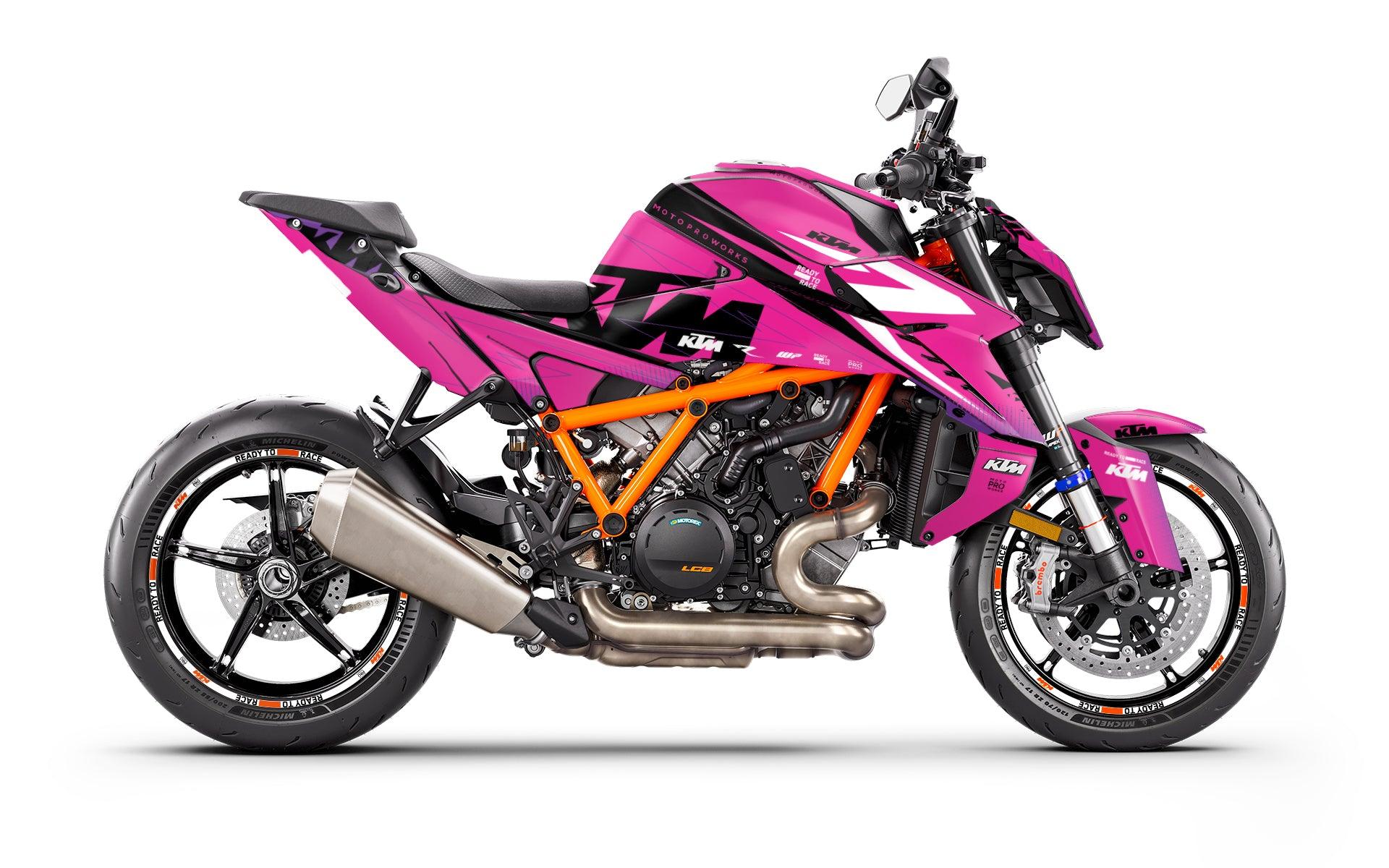 KTM 1390 Super Duke R/Evo GRAPHICS - "Revel" (Pink) - MotoProWorks