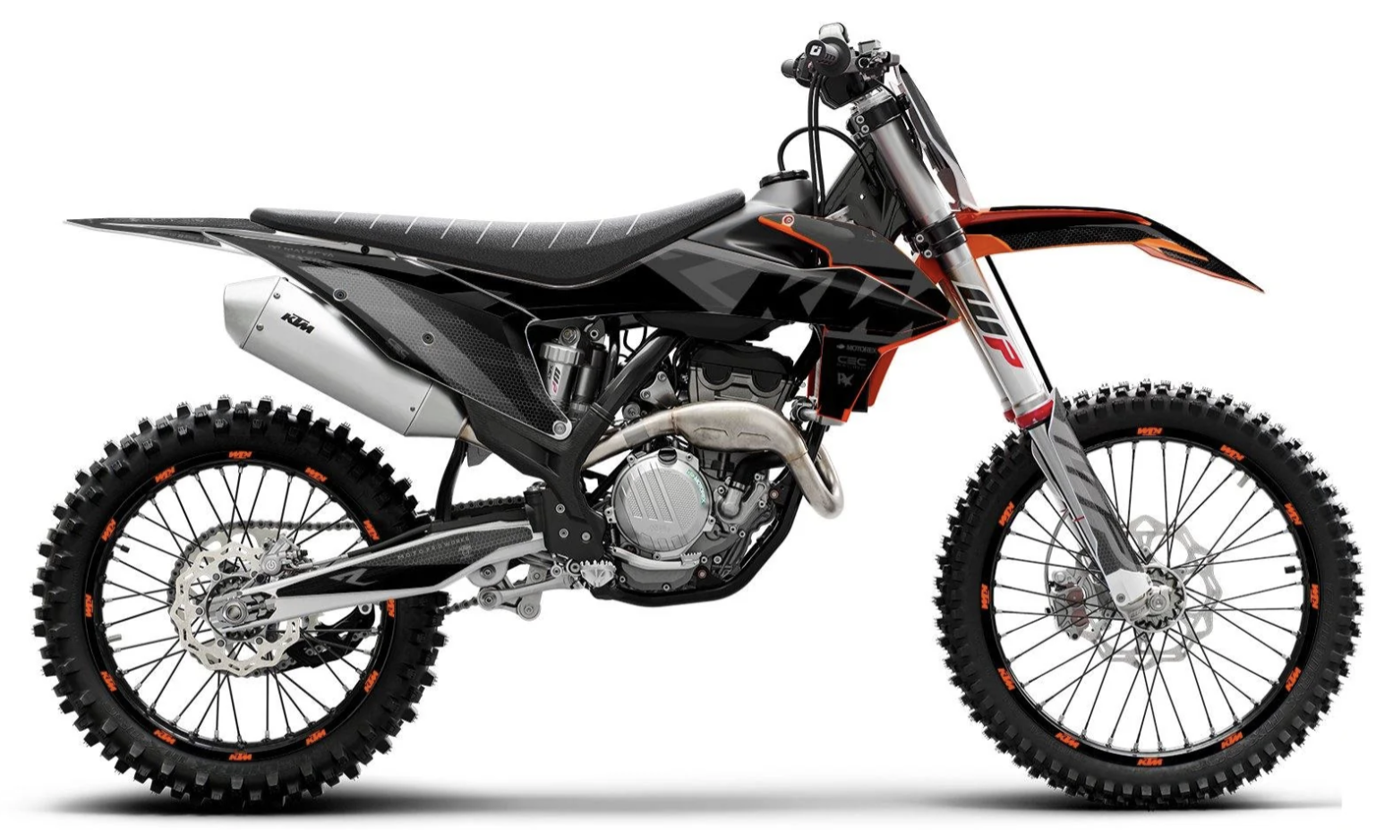 *OUTLET!* KTM GRAPHICS - EXC/SX "RR-Tech" (Black) - GLOSSY - Ref.24365