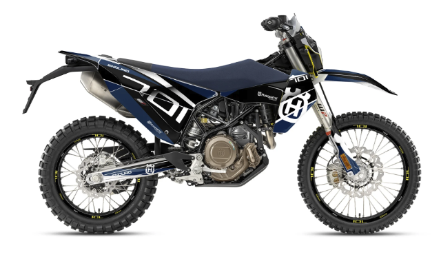 *OUTLET!* Husqvarna 701 Enduro 2026 GRAPHICS - "MarkSeven" (Blue)- GLOSSY  - Ref.31311