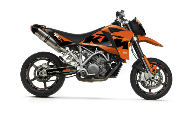 *TARJOUKSIA!* KTM 950 SM GRAFIIKAT - "Readyone" (Oranssi/Musta) - KIILTÄVÄ - Viite 28552