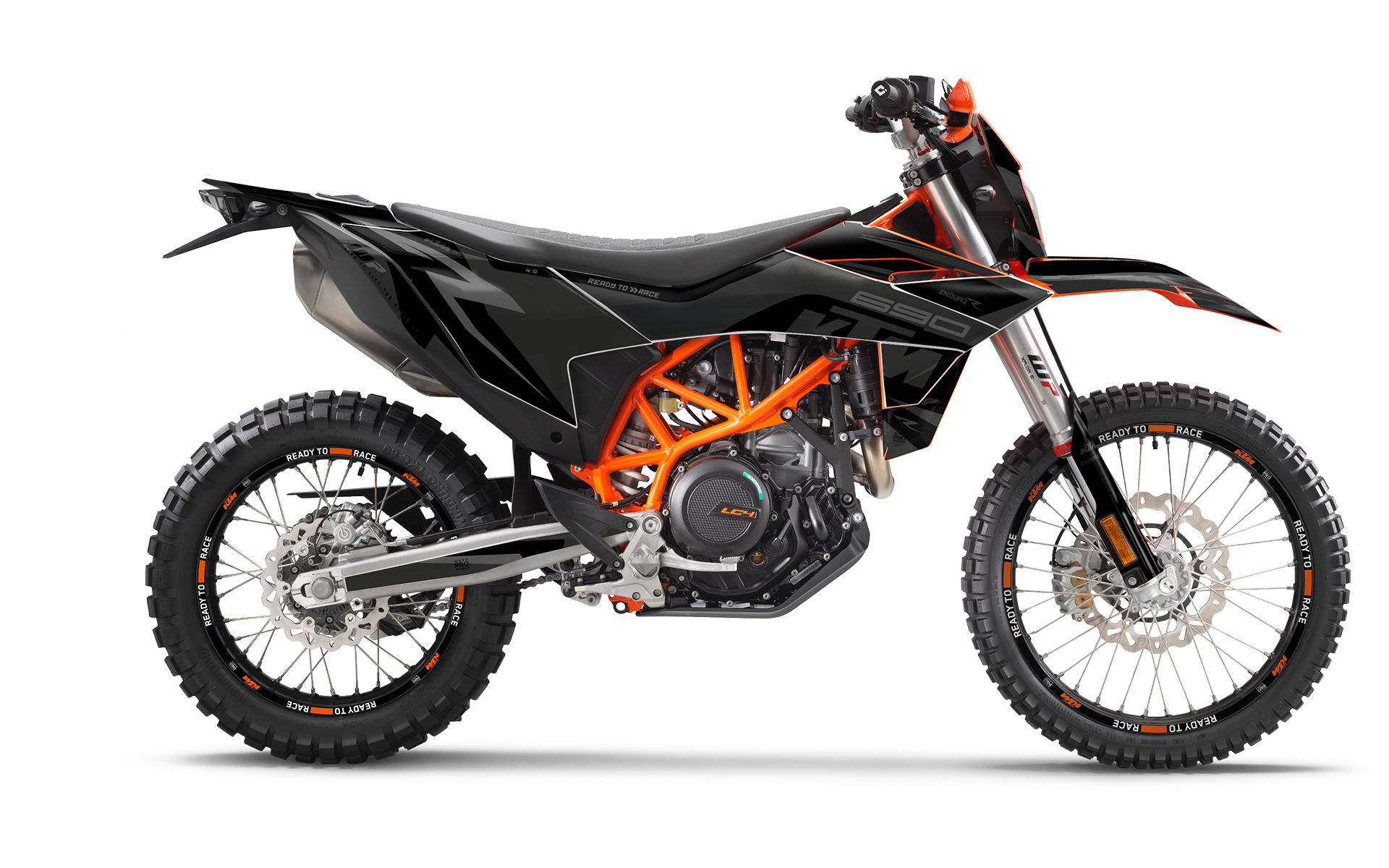 KTM 690 Enduro R 2026 GRAPHICS - "Torque" (Black)