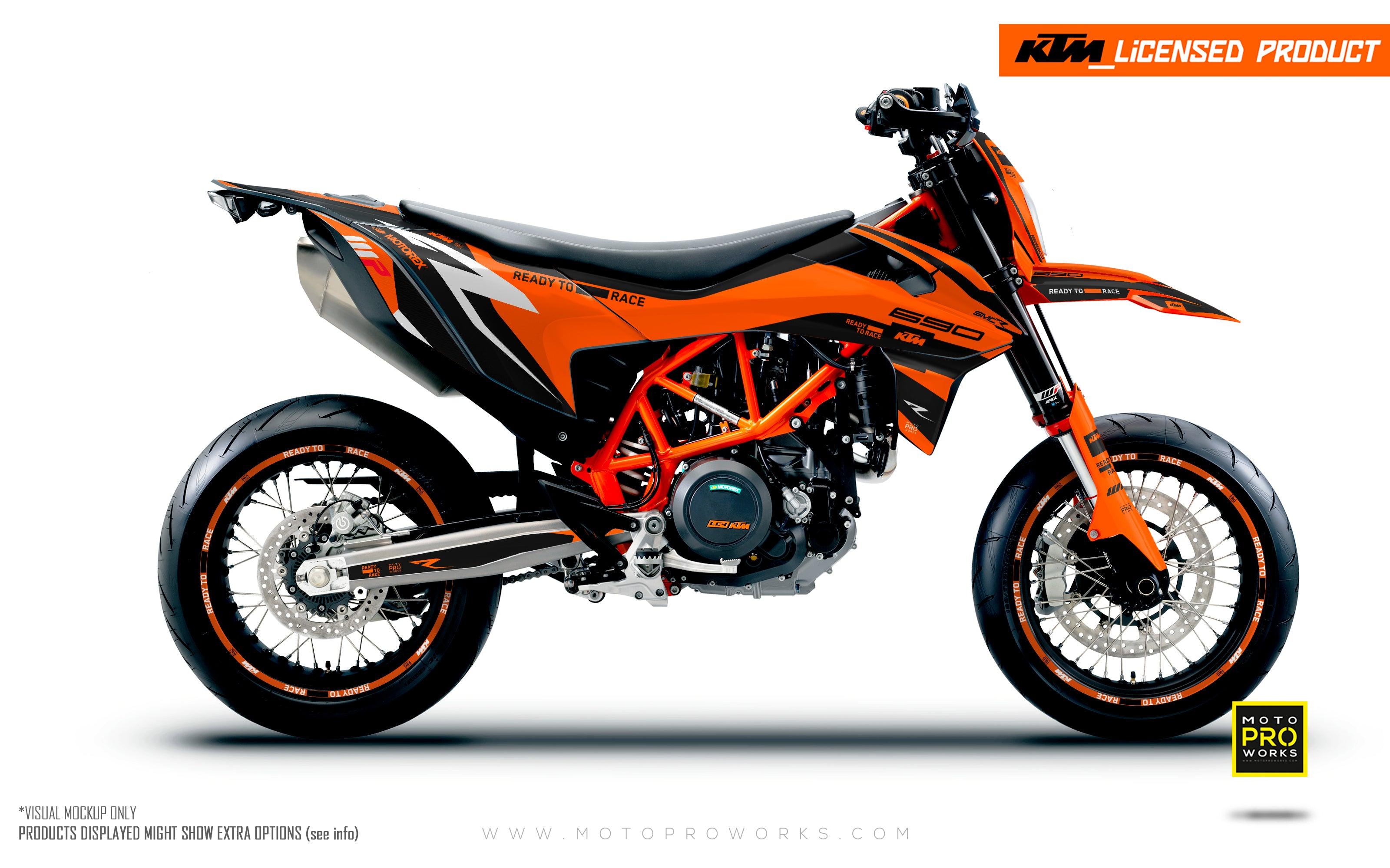 KTM GRAPHICS - 690 SMC-R "Torque Reloaded" (Orange) - MotoProWorks