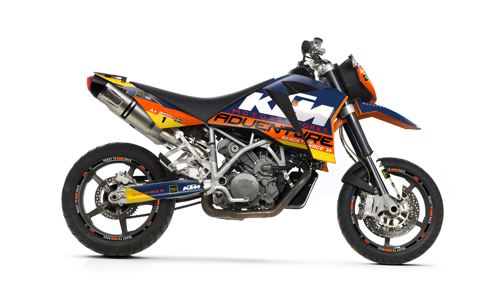 KTM 950 SM GRAPHICS - "Waypointer" (Dawn)