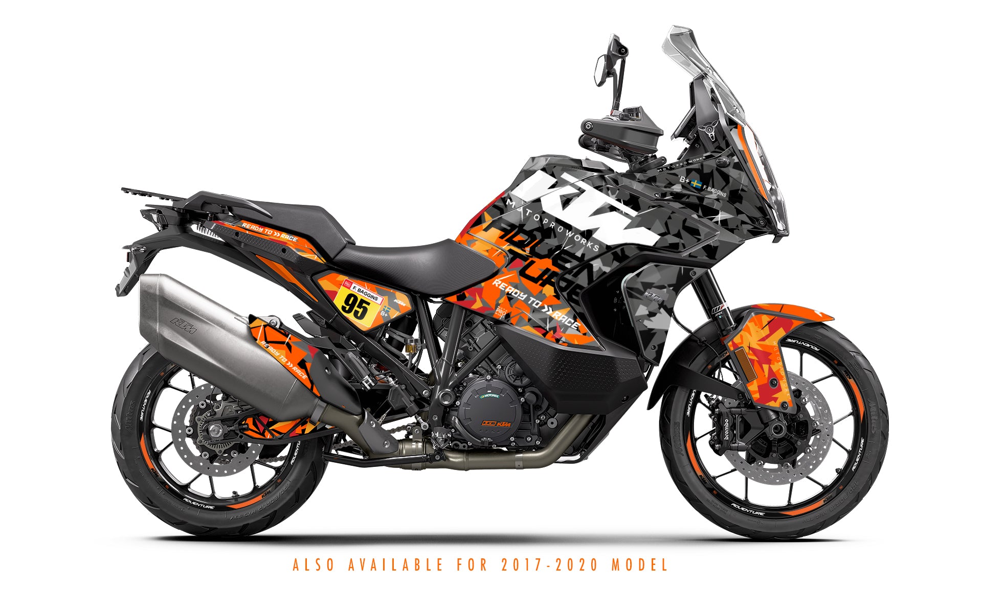 KTM 1290 Super Adventure 2021-2024 GRAPHICS - "Waypointer" (Flake Edition)